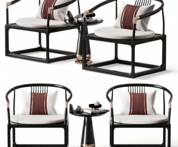 New Chinese Style Lounge Chair-ID:397996909