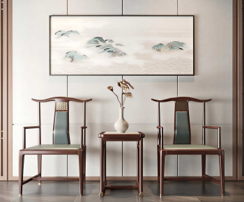 New Chinese Style Lounge Chair-ID:408849957