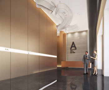 Modern Office Reception Desk-ID:320349931