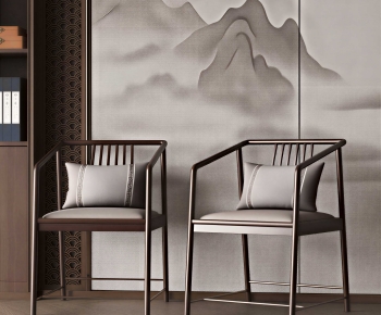 New Chinese Style Lounge Chair-ID:226182949