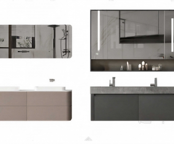 Modern Bathroom Cabinet-ID:557121044