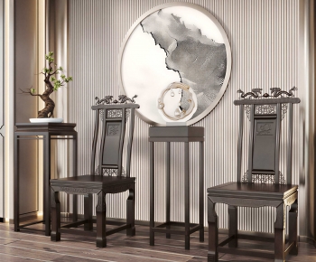 New Chinese Style Lounge Chair-ID:551259998