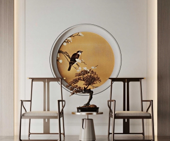 New Chinese Style Single Chair-ID:270838021