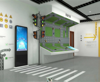 Modern Exhibition Hall-ID:984452018