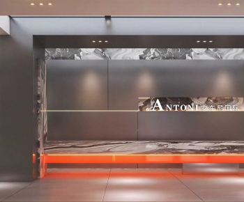 Modern Office Reception Desk-ID:782973059