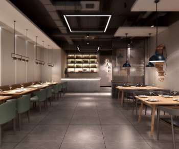 Retro Style Barbecue Restaurant-ID:981745965