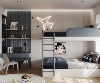 Modern Boy's Room And Son's Room-ID:993599922