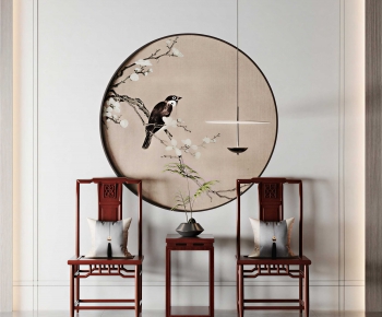 New Chinese Style Lounge Chair-ID:840589057