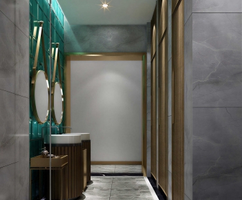 Modern Public Toilet-ID:390660888