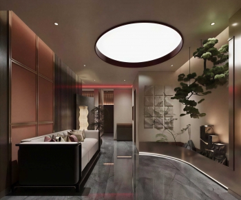 New Chinese Style Office Reception Desk-ID:935004952