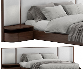 Modern Double Bed-ID:196897983