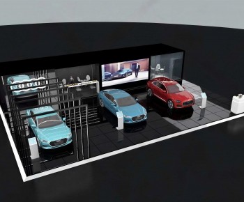 Modern Exhibition Hall-ID:543474917