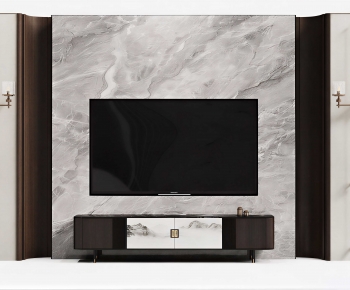 New Chinese Style TV Wall-ID:289226061