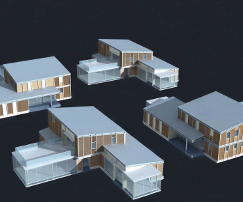 Modern School Building-ID:730303058