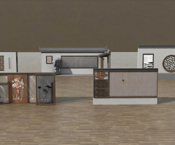 New Chinese Style Landscape Wall-ID:259442092