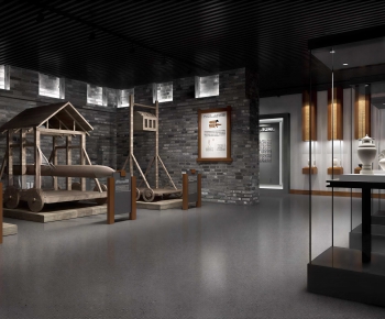 Modern Exhibition Hall-ID:745961901