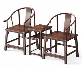 New Chinese Style Lounge Chair-ID:444067968