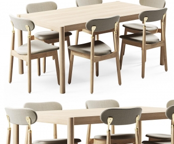 Modern Dining Table And Chairs-ID:152987009