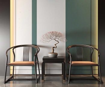 New Chinese Style Lounge Chair-ID:598731044