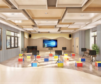Modern Kindergarten Classrooms-ID:918369053