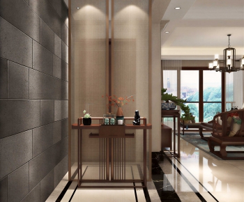 New Chinese Style Hallway-ID:320938112