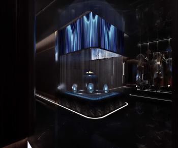 Modern Exhibition Hall-ID:392376902