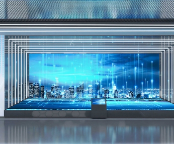 Modern Exhibition Hall-ID:408243897