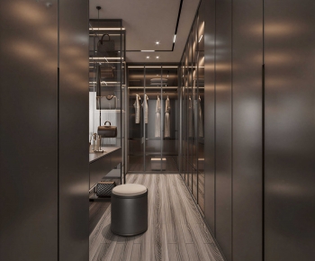 Modern Clothes Storage Area-ID:692703018