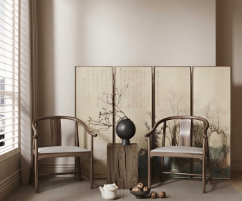 New Chinese Style Lounge Chair-ID:156261923