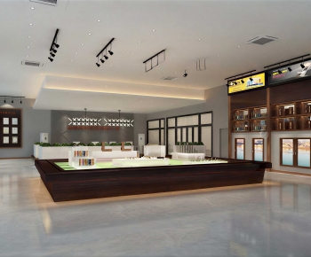 Modern Exhibition Hall-ID:680423977
