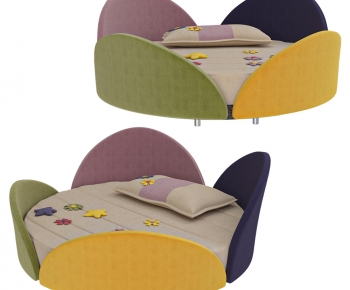 Modern Round Bed-ID:145911939