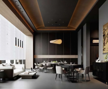 现代餐厅包厢-3164554