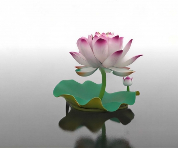 Modern Flowers And Grass-ID:643219987