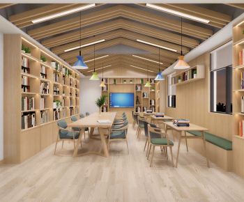 Modern Bookstore Book Bar-ID:664621118