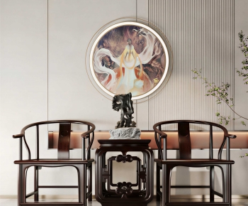 New Chinese Style Lounge Chair-ID:114582066