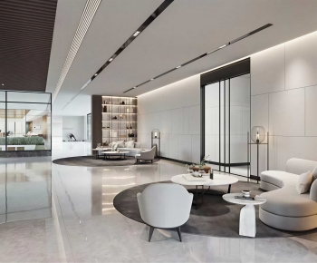 Modern Office Reception Desk-ID:775145059