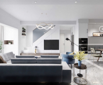 Modern A Living Room-ID:896979095