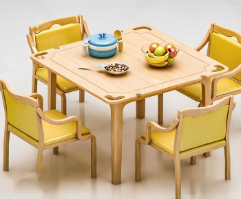 Modern Dining Table And Chairs-ID:640198956