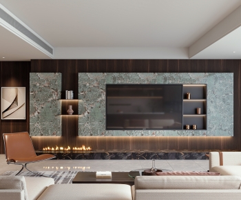 Modern A Living Room-ID:871364125