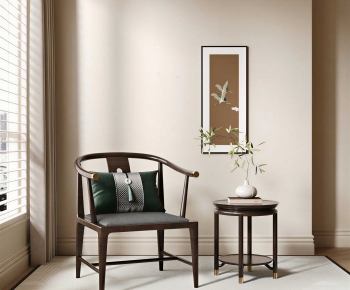 New Chinese Style Lounge Chair-ID:801667934