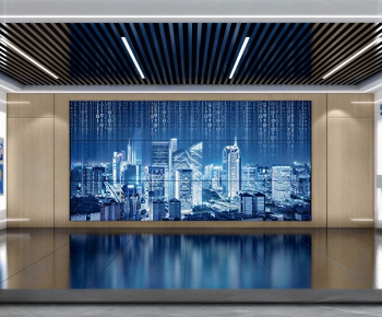 Modern Exhibition Hall-ID:455569986