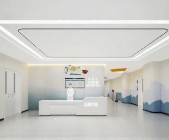 Modern Hospital Hall-ID:169471988