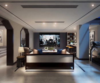 Modern A Living Room-ID:130214939