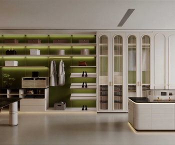 Modern Clothes Storage Area-ID:836982018