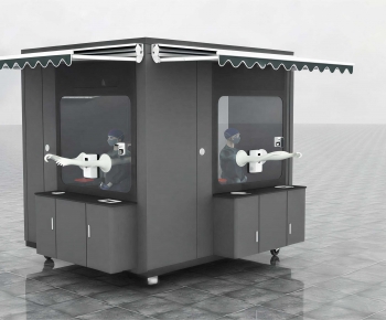 Modern Security Booth-ID:813576941