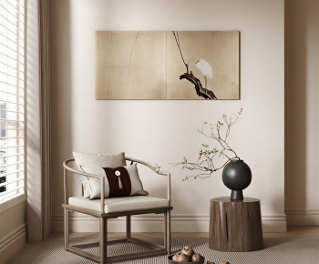 New Chinese Style Lounge Chair-ID:409351111