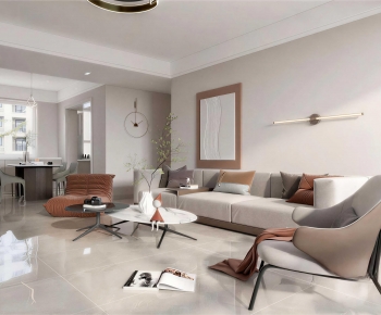 Modern A Living Room-ID:535929257