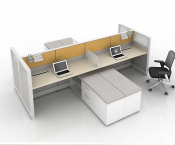 Modern Office Desk And Chair-ID:180634029