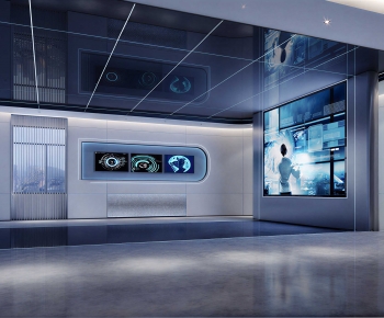 Modern Exhibition Hall-ID:497720218