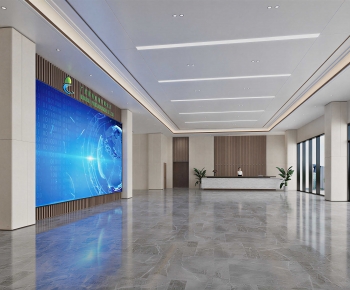 Modern Office Reception Desk-ID:636717086